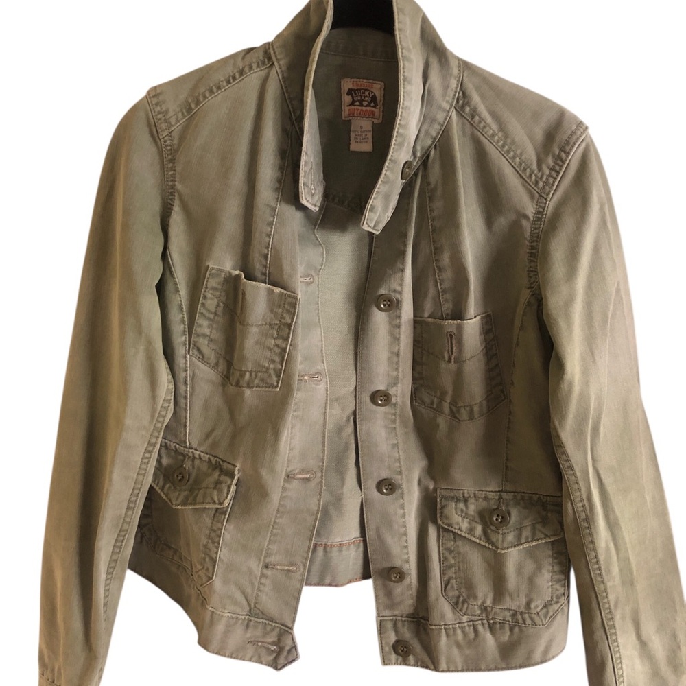Lucky Brand Olive Utility Field Jacket. Gently used. Good condition!